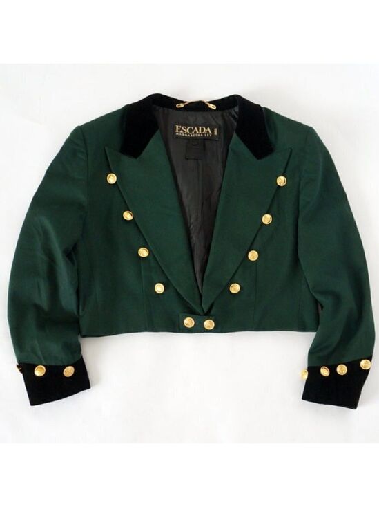Escada Jackets & Blazers - 𝅺vintage Escada by Margaretha Ley Short Waist Jacket EU 34